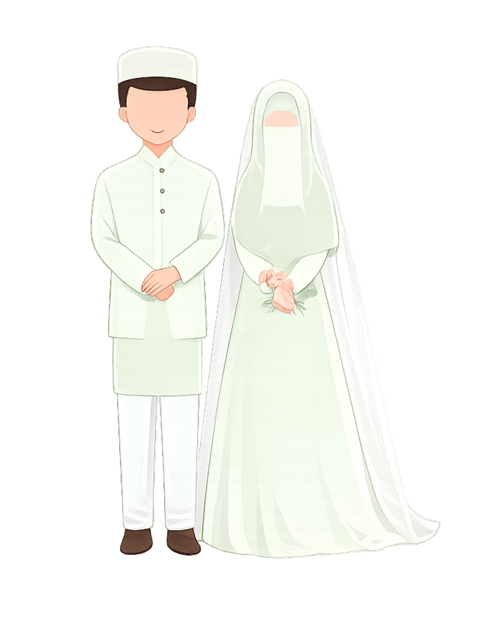 Example couple illustration — replace asset